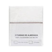 Pack de 2 Fundas de Almohadas de Algodon