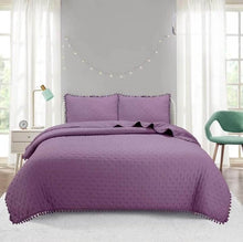 Quilt de Verano con Pompon